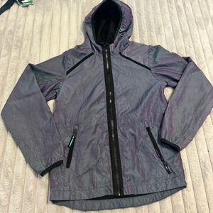 Champion Kids’ Lightweight Iridescent Windbreaker Jacket – Size M (8-10)